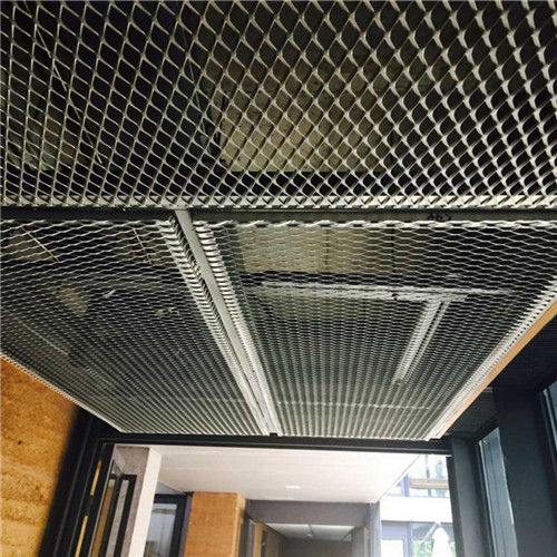 走廊铝板网效果图